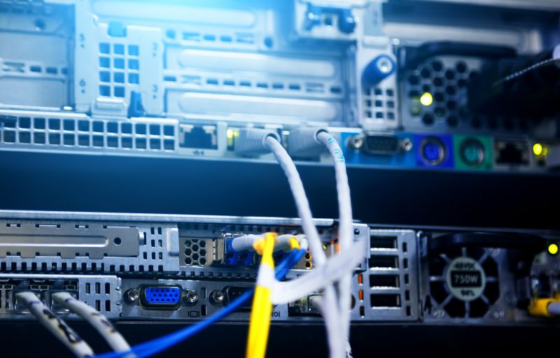 Server Room with Computers